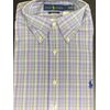 מכופתרת POLO RALPH LAUREN - classic fit משובץ סגול ירוק, Color: סגול, בחר מידה: M/15.5 (34/35)