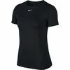 חולצת אימון לנשים Nike Pro-Mesh Black slim fit גזרה צמודה, Color: שחור, בחר מידה: L