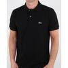 פולו Lacoste גזרה קלאסית בצבע שחור, מידה: S(3)
