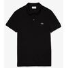 פולו Lacoste בגזרת slim fit בצבע שחור, מידה: M(4)