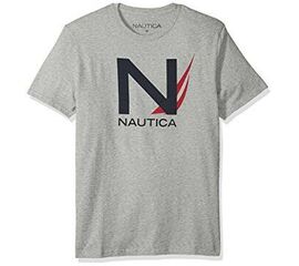 חולצת T-SHIRT לגבר נאוטיקה, Color: אפור, בחר מידה: S