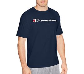 טישרט CHAMPION בצבע נייבי גברים, Color: כחול, בחר מידה: S