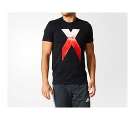 טישרט Adidas שחור איקס אדום, Color: שחור, בחר מידה: M