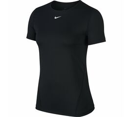 חולצת אימון לנשים Nike Pro-Mesh Black slim fit גזרה צמודה, Color: שחור, בחר מידה: L
