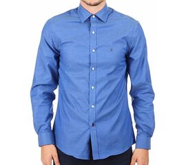 מכופתרת Tommy Hilfiger - slim fit ללא גיהוץ בצבע כחול, Color: כחול, בחר מידה: 15-M