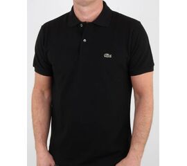 פולו Lacoste גזרה קלאסית בצבע שחור, מידה: S(3)