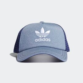 כובע ADIDAS לוגו כחול/אפור יוניסקס, Color : blue, size: מְקוֹרִי