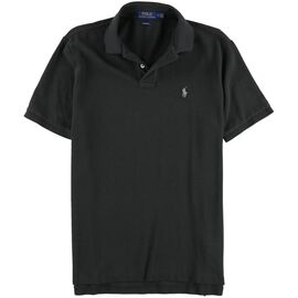 חולצת פולו POLO RALPH LAUREN CLASSIC FIT אפור כהה- רחב, Color: אפור, בחר מידה: XS