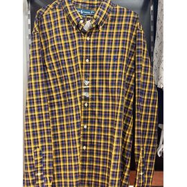 מכופתרת POLO RALPH LAUREN - classic fit צהוב כחול, Color: שחור, בחר מידה: XL
