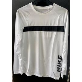 חולצה ארוכה Nike Dri-fit ילדים ונוער בצבע לבן, Color : white, Choose a size: S