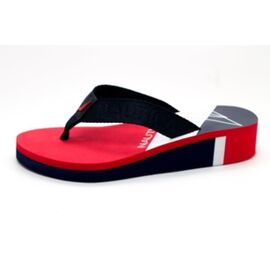 כפכפי סלייד  עקב NAUTICA אדום/כחול נשים, Color : red, נאוטיקה נעליים נשים: US6-37