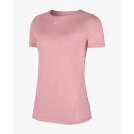 חולצת אימון לנשים Nike Pro-Mesh pink slim fit גזרה צמודה סיטונאות