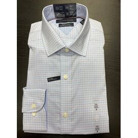 מכופתרת Tommy Hilfiger - slim fit סטרצ' ללא גיהוץ בצבע תכלת משבצות סיטונאות