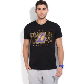 טישרט Adidas Lakers NBA שחור, Color: black, Choose a size: S