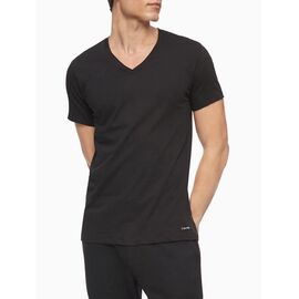 שלישיית חולצות calvin klein v בצבע שחור, Color : black, Choose a size: S