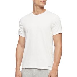 שלישיית חולצות slim fit calvin klein crew בצבע לבן, Color: white, Choose a size: M