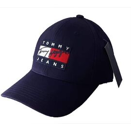 כובע tommy jeans דגל צבע כחול navy, Color : blue, size: מְקוֹרִי