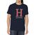 טישרט TOMMY HILFIGER הדפס H כחול, Color: כחול, בחר מידה: M טישרט TOMMY HILFIGER הדפס H כחול, Color: כחול, בחר מידה: M