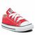 סניקרס CONVERSE אדום נמוך תינוקות\ ילדים, Color: אדום, מידה: US9-25