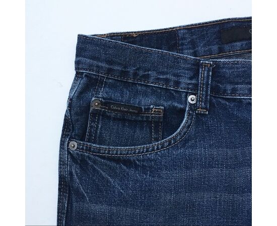 ג'ינס Calvin Klein כהה גזרה ישרה, Color: כחול, בחר מידה: W32/L30, 2 image