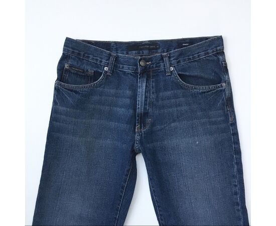 ג'ינס Calvin Klein כהה גזרה ישרה, Color: כחול, בחר מידה: W32/L30, 3 image