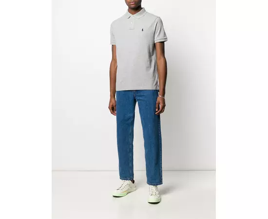 חולצת פולו POLO RALPH LAUREN SLIM FIT אפור בהיר, Color: אפור, בחר מידה: 16-L, 3 image