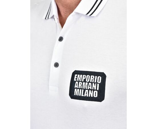 פולו EMPORIO ARMANI לבן, Color: לבן, בחר מידה: XL, 2 image פולו EMPORIO ARMANI לבן, Color: לבן, בחר מידה: XL, 2 image