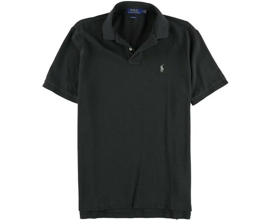חולצת פולו POLO RALPH LAUREN CLASSIC FIT אפור כהה- רחב, Color: אפור, בחר מידה: XL