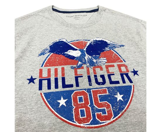 טישרט TOMMY HILFIGER הדפס נשר אפור, Color: אפור, בחר מידה: L, 3 image