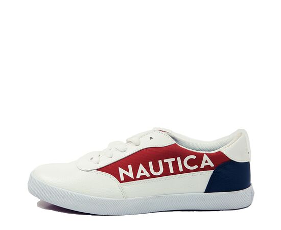 סניקרס NAUTICA לבן/אדום נשים, Color : white, נאוטיקה נעליים נשים: US9-41