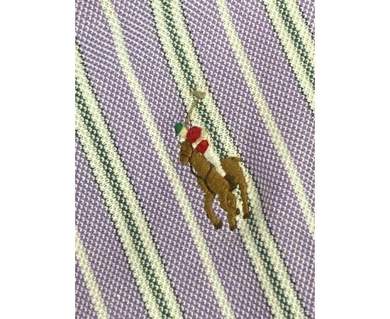 מכופתרת POLO RALPH LAUREN - slim fit פסים סגול אפור, Color: סגול, בחר מידה: XS, 2 image מכופתרת POLO RALPH LAUREN - slim fit פסים סגול אפור, Color: סגול, בחר מידה: XS, 2 image