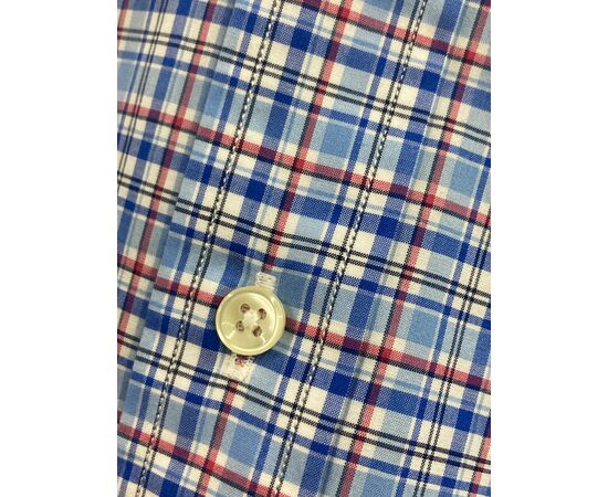 מכופתרת POLO RALPH LAUREN - classic fit אדום כחול, Color: כחול, בחר מידה: S, 3 image מכופתרת POLO RALPH LAUREN - classic fit אדום כחול, Color: כחול, בחר מידה: S, 3 image