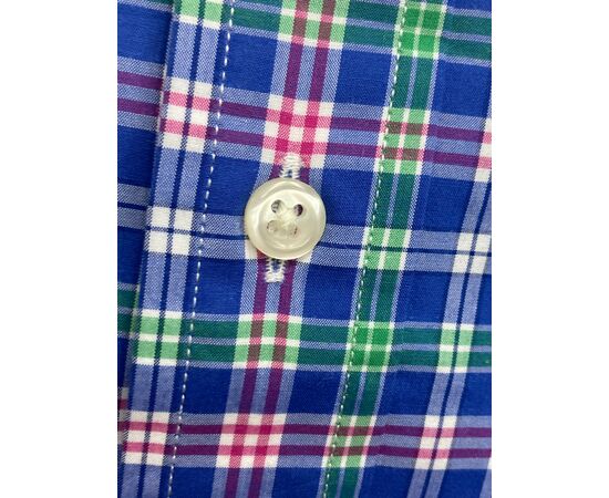 מכופתרת POLO RALPH LAUREN - slim fit כחול ורוד, Color: כחול, בחר מידה: S, 3 image מכופתרת POLO RALPH LAUREN - slim fit כחול ורוד, Color: כחול, בחר מידה: S, 3 image