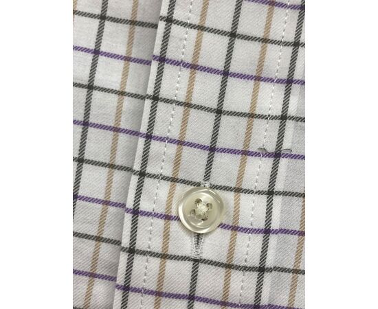 מכופתרת POLO RALPH LAUREN - classic fit לבן משובץ, Color: לבן, בחר מידה: S, 3 image מכופתרת POLO RALPH LAUREN - classic fit לבן משובץ, Color: לבן, בחר מידה: S, 3 image