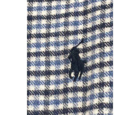 מכופתרת POLO RALPH LAUREN - classic fit אפור תכלת, Color: אפור, בחר מידה: L, 2 image מכופתרת POLO RALPH LAUREN - classic fit אפור תכלת, Color: אפור, בחר מידה: L, 2 image