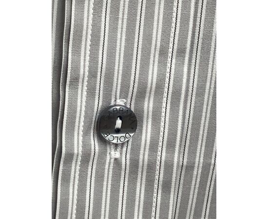 מכופתרת DOLCE & GABBANA claasic fit פסים אפור, Color: אפור, בחר מידה: 16-L, 2 image מכופתרת DOLCE & GABBANA claasic fit פסים אפור, Color: אפור, בחר מידה: 16-L, 2 image