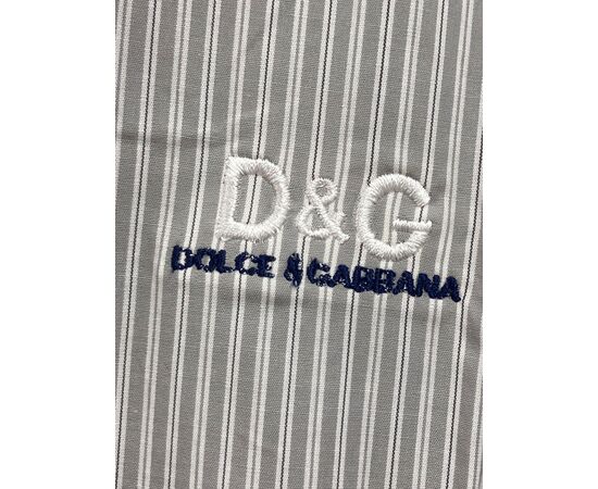 מכופתרת DOLCE & GABBANA claasic fit פסים אפור, Color: אפור, בחר מידה: 16-L, 3 image מכופתרת DOLCE & GABBANA claasic fit פסים אפור, Color: אפור, בחר מידה: 16-L, 3 image