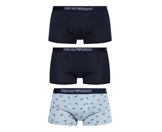 שלישיית תחתונים EMPORIO ARMANI גווני כחול, Color: כחול, בחר מידה: S, 2 image