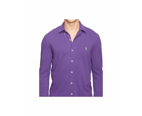 מכופתרת POLO RALPH LAUREN - classic fit סגול כהה, Color: סגול, בחר מידה: M, 2 image מכופתרת POLO RALPH LAUREN - classic fit סגול כהה, Color: סגול, בחר מידה: M, 2 image