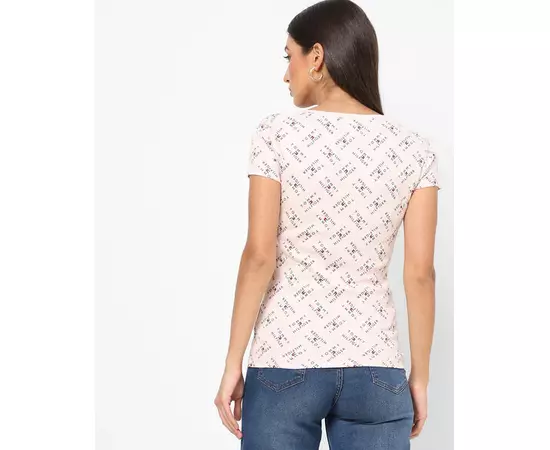 טישרט TOMMY HILFIGER ורוד נשים, בחר מידה: XS, 2 image