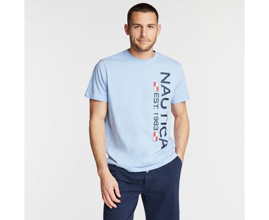 חולצה קצרה NAUTICA תכלת, Choose a size: M