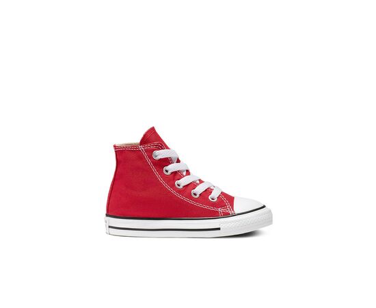 סניקרס CONVERSE אדום לבן גבוה תינוקות\ ילדים, Color: אדום, מידה: US5-21, 2 image