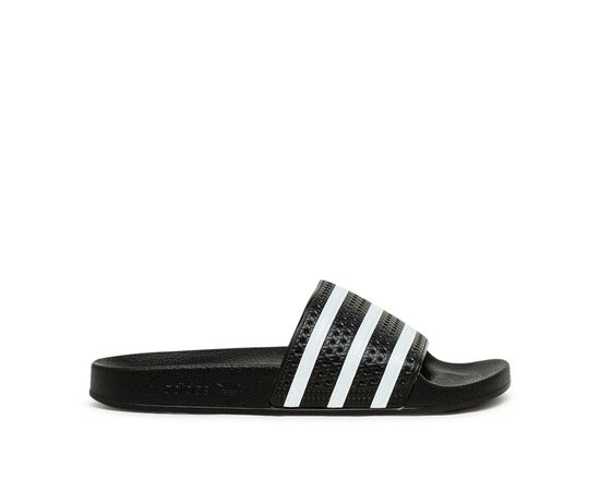 כפכפי סלייד פסים ADIDAS ADILETTE שחור גברים, Color: שחור, בחר מידה: US8-41 1/3