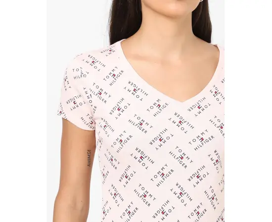 טישרט TOMMY HILFIGER ורוד נשים סיטונאות