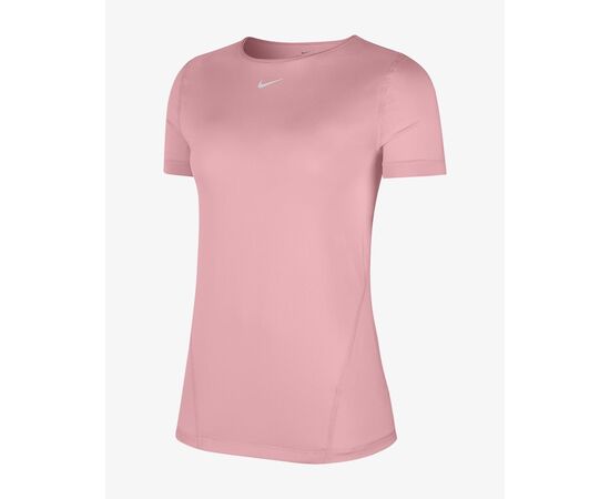 חולצת אימון לנשים Nike Pro-Mesh pink slim fit גזרה צמודה סיטונאות