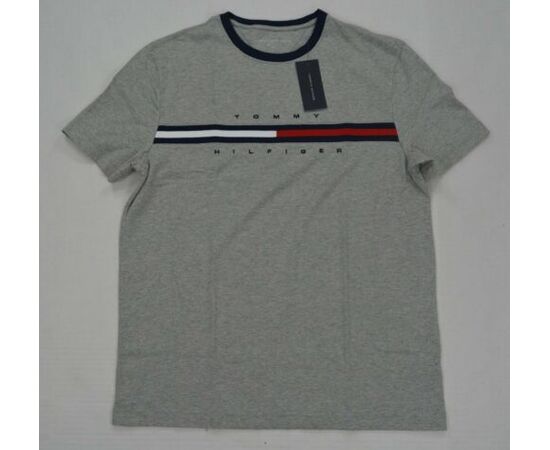 טישרט TOMMY HILFIGER דגל אפור סיטונאות