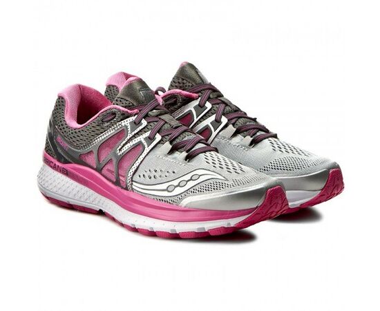 נעלי ריצה נשים ונוער SAUCONY TECHNICAL HURICANE ISO 3 S10348-1, Color: אפור, בחר מידה: 36-US6