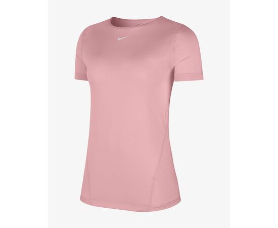 חולצת אימון לנשים Nike Pro-Mesh pink slim fit גזרה צמודה, Color: ורוד, בחר מידה: L