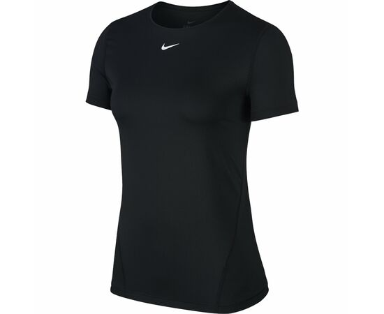 חולצת אימון לנשים Nike Pro-Mesh Black slim fit גזרה צמודה, Color: שחור, בחר מידה: M