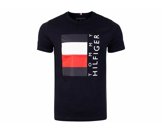 Tommy Hilfiger T-shirt in blue with the brand logo on the front